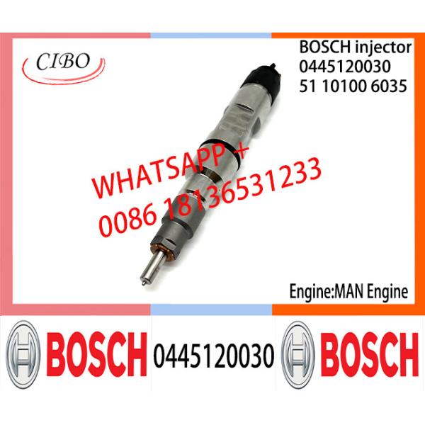Buy BOSCH 0445120030 51101006035 Neutral Fuel Injector Assembly 0445120030 51101006035 For MAN at wholesale prices