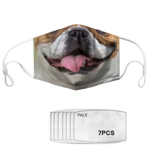 Adjustable Earloop Anti Pollution Printed Face Mask