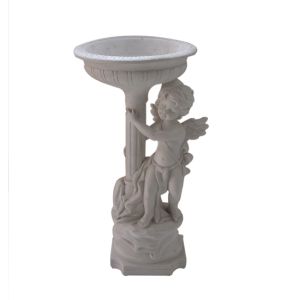 Traditional Kneeing Statue Water Fountain Bird Bath With CE GS TUV UL