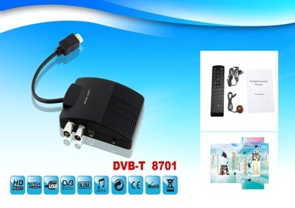DVB-T TV Receiver Compliant MPEG-2/MPEG4/H.264&Fully DVB-T standard