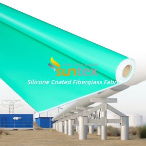 Double Sided Silicone Coated Fiberglass Fabric with 50 m / 100 m Roll Length
