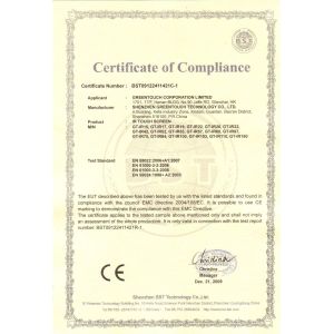 Shenzhen GreenTouch Technology Co., Ltd Certifications