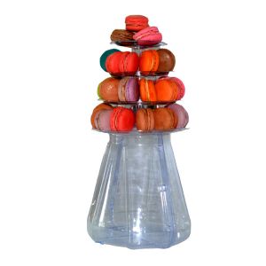 4 tier macaron display tower stand for french macaron