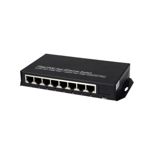 8 port POE switch with 1 port 100 Mbps SC fiber Uplink port Transceiver IEEE 802