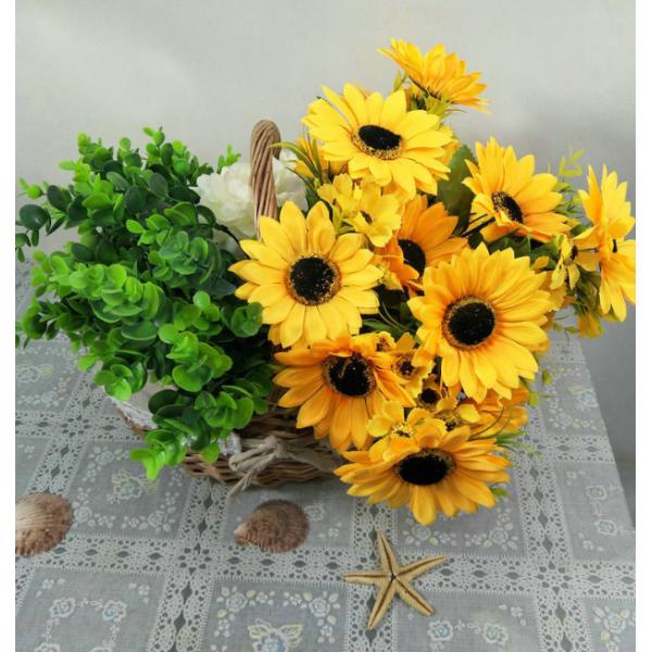 Decorative Plastic Sunflower Artificial Decoration Sunflower