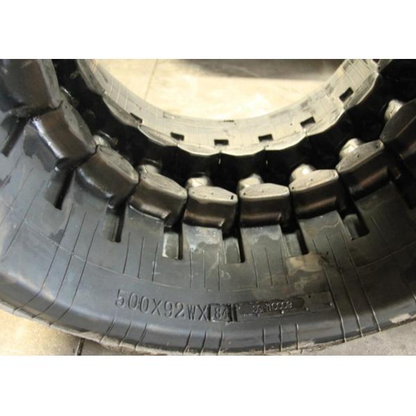 Buy Black 500mm Wide Rubber Crawler Tracks For Hitachi EX120 at wholesale prices