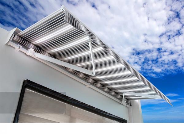 Lightweight Arm Aluminium Waterproof Retractable Awning Outdoor Awnings