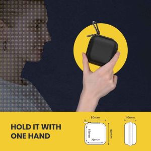 300D PBT Headphone Travel Case , EVA Earbud Carrying Case