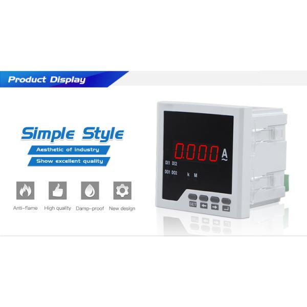 96*96 mm Single Phase LED Current Ampere Meter