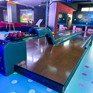 Professional Rubber and Wooden Bowling Ball Machine for Indoor Entertainment