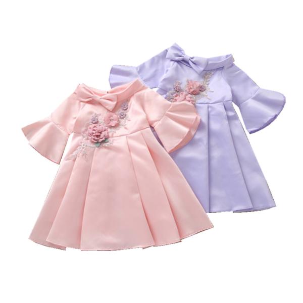Buy Princess Summer Children'S Clothing Flower Bow Children'S Dress at wholesale prices