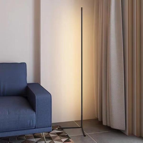 Hot Wholesale Colorful Remote Control Corner Led Floor Lamp For Home Bedroom