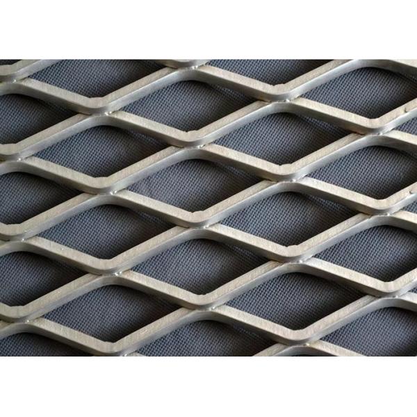 Diamond Decorative Flat Expanded Metal Mesh Powder Coating