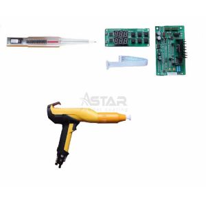 China Yellow Sleeve 2F Three Modes Powder Coating Gun Kit on sale