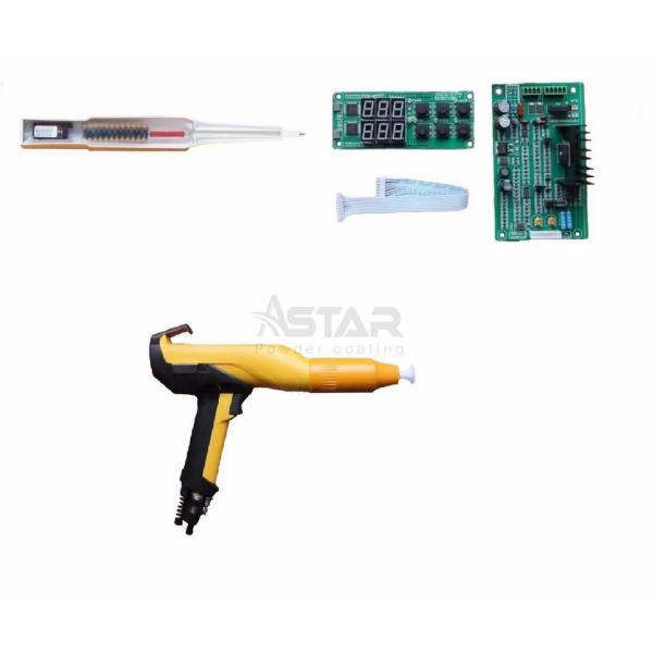 Buy Yellow Sleeve 2F Three Modes Powder Coating Gun Kit at wholesale prices