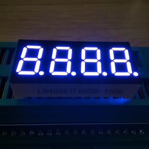 China Ultra bright white 4 Digit 0.36 7 Segment LED Display common anode for instrument panel on sale China Ultra bright white 4 Digit 0.36 7 Segment LED Display common anode for instrument panel on sale