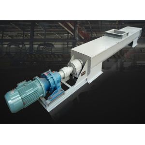 China Shaft U Trough Stainless Steel Screw Conveyor With Cover on sale