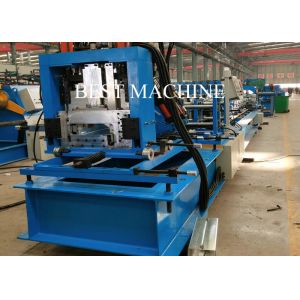Auto Change Size Purlin Roll Forming Machine Metal Structure 2 Years Warranty