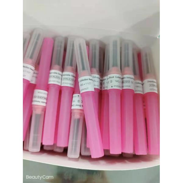 Disposable Medical Stainless Steel Abs Pe 20-23g Multi Sample Needle For Blood Collection