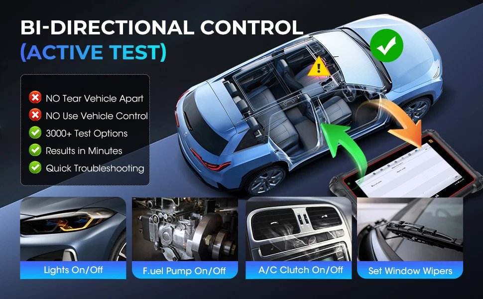 Autel MaxiPRO MP900E MP900 E OBD2 Scanner Diagnostic Tools Bi-Directional Key Coding Up of MP808 BT PRO MS906