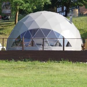 Camping 4 Season Geodesic Tent Dome House Inflatable Transparent