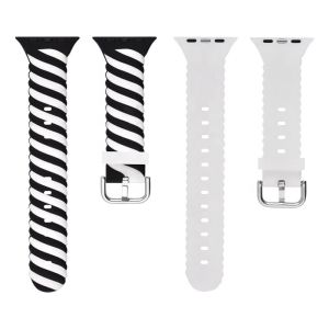 Custom Printed 38/40mm 42/44mm Apple Watch Silicone Band