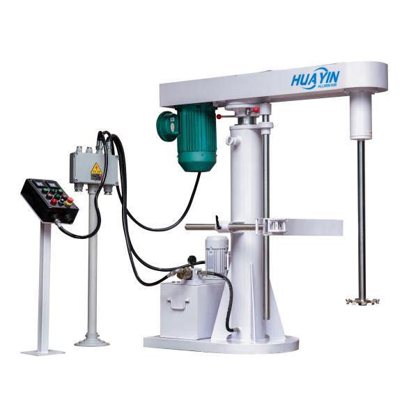 7.5-22kW Hydraulic lift Indurstial Liquid Dispersion Piant,Ink Chemical,Paper Making High Speed Dispersing