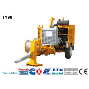 China 90kN Hydraulic Cable Puller Stinging Equipment Hydraulic Wire Puller on sale