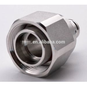 Quality RF connector Mini-DIN 4.3-10 male soldering type connector for 1/4&quot; superflex cable all brass 50ohm for sale