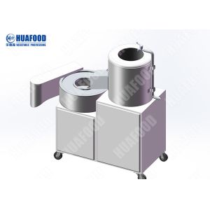 Automatic Potato Peeling Machine Potato Washing Cutting And Peeling Machine