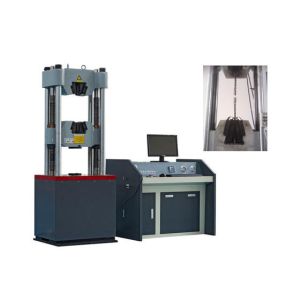 Quality Precise analysis of mechanical properties with servo hydraulic testing machine for steel strands in engineering for sale