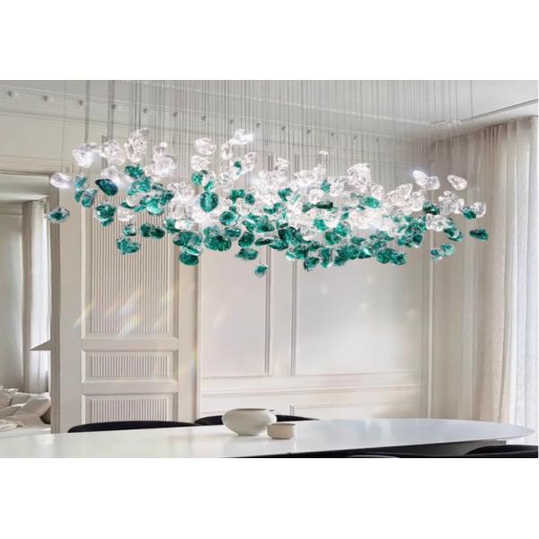 French medieval restaurant chandelier crystal lamp designer art lamp Nordic modern bar island dining room table lamp