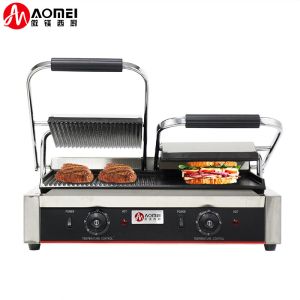 Commercial Kitchen Equipment Stainless Steel Electric Grill with Power Source