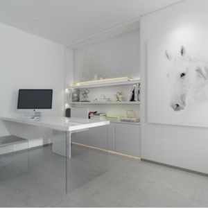 Small LED Aluminium Housing Profile Anodized W8mm*H9mm Surface Mounted