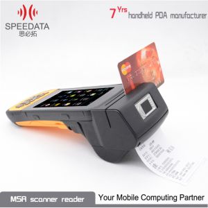 Grey PDA Intelligent Bluetooth Thermal Printer Hand Held IP65 3C ROHS