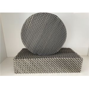 Knitted Wire Mesh Packing In Distillation Column , Structured Packing Column