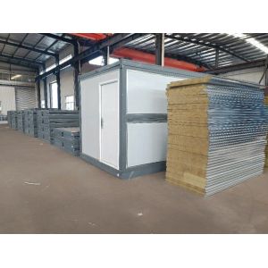 Long Lasting Prefab Steel Structures Folding Shipping Container House Energy