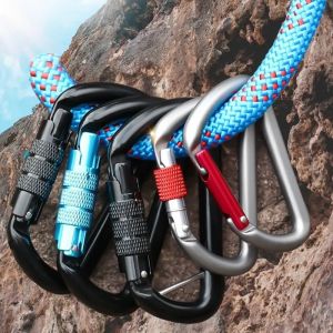 25kN Hammock Aluminum 0 Shape Carabiners for Camping and Outdoor Snap Hook