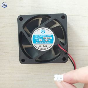 60mm X 60mm X 15mm ball bearing 2 . 34 inch DC 12V axial cooling brushless fan