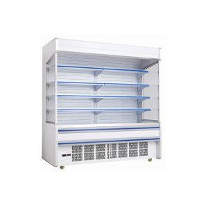 Supermarket Air Multideck Open Chiller Commercial Vegetable And Fruit Display
