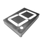 Single digit blue colour 2.3 inch 7-segment diplay