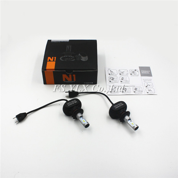 N1 S1 8000LM 50W H7 H8 H9 H10 H11 9006 9005 LED Headlight Repalcement headlamps DRL fog light