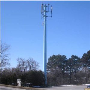 Quality Single Tubular Steel Monopole Antenna Tower Hot Dip Galvanization for sale