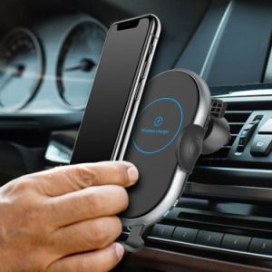 10w Sensor Wireless Car Charger Type C Interface For Iphone For Samsung