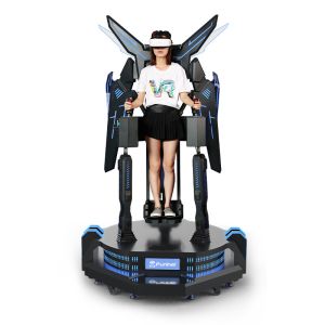 Weight 238KG 9D Virtual Reality Eagle Flight Simulator Machine High Security
