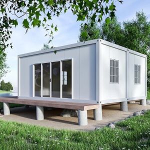Galvanized Steel Frame Modern Mobile Folding Container House With Bathroom