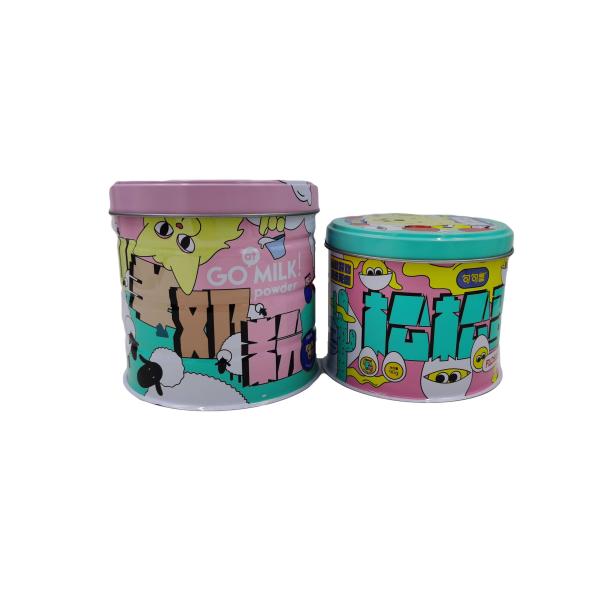 PMS FDA Milk Powder Tin Can CMYK For Dog / Cat Food