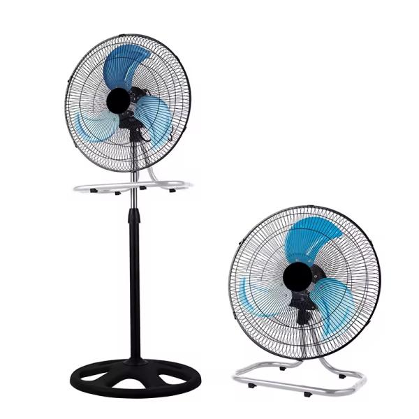 NO App-Controlled 18 Inch Industrial Standing Fan Metal Blade Pedestal 3 in 1 Stand Fan