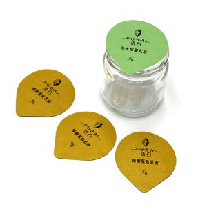 35mm for powder precut foil lid printed your logo