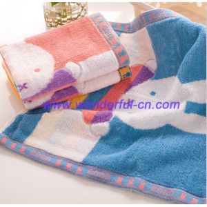 Promotional best terry kids cute monogrammed hand towels